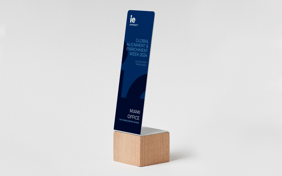 Corporate trophy for sponsorship event